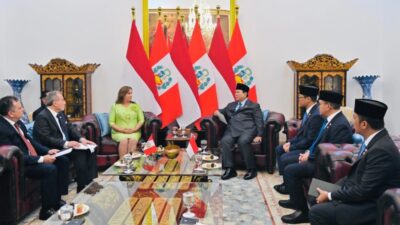 50 Tahun Hubungan Diplomatik, Presiden Prabowo: Indonesia dan Peru Akan Perkuat Kemitraan Strategis