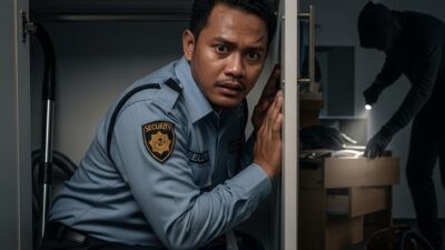 “Satpam yang Bersembunyi”