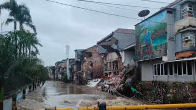 Banjir Denpasar, Tiga Orang Hilang Diterjang Tukad Badung