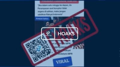 Cek Fakta: Presiden Prabowo Bekukan Sementara MPR/DPR