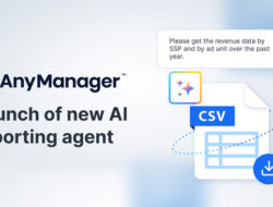 AnyMind Group Meluncurkan Agen Pelaporan AI untuk Publisher Web dan Aplikasi di AnyManager