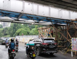 KAI Daop 1 Jakarta Lakukan Penutupan Jalan Sementara untuk Penggantian Jembatan di Area Bintaro