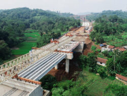 Proyek Jalan Tol Bocimi Seksi 3A dan 3B Terus Berprogres, WSBP Jaga Kelancaran Suplai