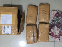 Ganja 4,1 Kg Disita Polda Metro Jaya di Bekasi Utara
