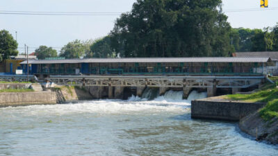Kementerian PU Lakukan Rehabilitasi Jaringan Irigasi Delta Brantas di Sidoarjo