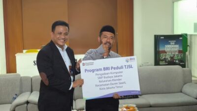 BRI Branch Office Kalimalang Region 6/Jakarta 1 Salurkan CSR Pengadaan Komputer untuk Tiga Sekolah di Jakarta Timur