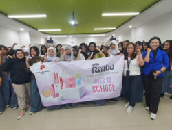 Fanbo dan Priska Sahanaya Tebar Semangat Percaya Diri Lewat Content Creator & Beauty Class di SMA YASPORBI