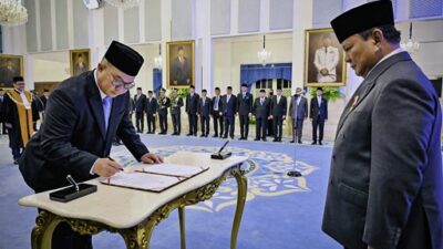 Prabowo Lantik Arif Satria Pimpin BRIN