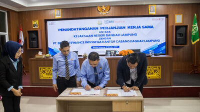 BRI Finance dan Kejaksaan Negeri Bandar Lampung Perkuat Sinergi melalui Penandatanganan Kerja Sama Hukum