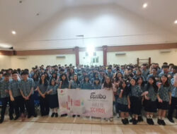 Beauty Class Fanbo & Building a Loyal Community as a Content Creator Workshop with Priska Sahanaya di SMA Kanaan Global