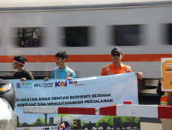 Daop 2 Bandung Terus Himbau Keselamatan: Pengguna Jalan Wajib Berhenti Sesaat Sebelum Melintasi Perlintasan Sebidang