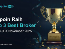 Dupoin Raih Top 3 Pialang dengan Volume Transaksi Terbesar November 2025 versi JFX