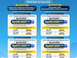Jelang Nataru 2025/2026, JTT Berlakukan Diskon Tarif Tol 20% di Ruas Trans Jawa