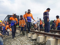 KAI Divre I Sumut Percepat Perbaikan Jalur Medan – Binjai