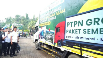 PTPN Group Bergerak Cepat, Salurkan Bantuan Pangan untuk Korban Bencana Alam di Sumatera
