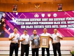 Stasiun Gambir Raih Sertifikat Sistem Manajemen Pengamanan Kategori GOLD dari Baharkam Polri