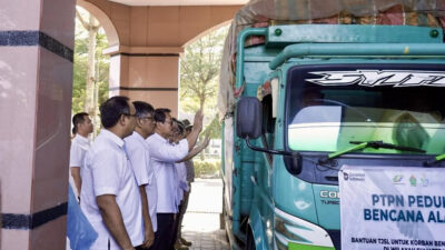 Holding Perkebunan Nusantara Melalui PalmCo Menembus Wilayah Terisolasi untuk Salurkan Bantuan di Sumut dan Aceh