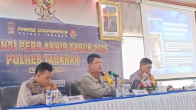 Kriminalitas Tabanan 2025 Naik 16 Persen