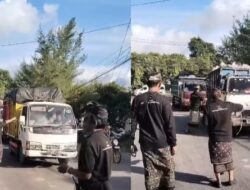Ratusan Truk Sampah Kepung Kantor Gubernur Bali