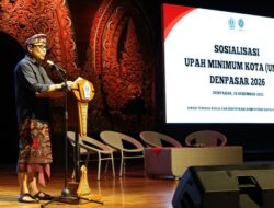 Naik 6 Persen, UMK Denpasar 2026 Tembus Rp3,49 Juta