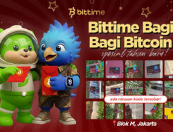 Bittime Gelar Kampanye #NewYearBonus, Bagikan Airdrop $BTC dan $USDT di Akhir Tahun