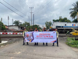 Disiplin di Perlintasan, KAI Divre III Palembang Dorong Kesadaran Keselamatan Bersama