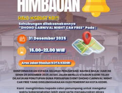 Hindari Macet Malam Pergantian Tahun, Penumpang KA dari Kediri Diminta Datang Lebih Awal