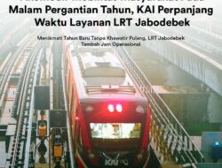 Akomodir Mobilitas Masyarakat Pada Malam Pergantian Tahun, KAI Perpanjang Waktu Layanan LRT Jabodebek