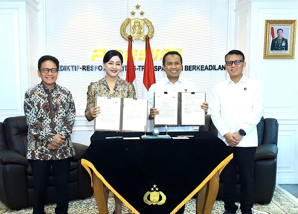 OJK dan Bareskrim Polri menandatangani kerja sama penguatan Indonesia Anti-Scam Centre (IASC) untuk mempercepat penanganan penipuan keuangan di Jakarta.