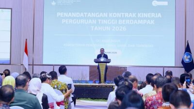 Menteri Brian Yuliarto Tagih Dampak Nyata Ratusan Kampus