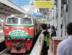 KAI Daop 2 Bandung Catat 5 KA Favorit Pelanggan Selama Angkutan Nataru 2025/2026