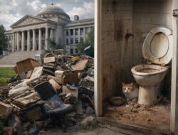 Kucing di Toilet