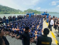 Bersih-bersih Lapas, 241 Napi Berisiko Tinggi Dibawa ke Nusakambangan