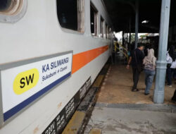 KA Siliwangi Jadi Primadona Lebaran 2026, Okupansi Tembus 201% di Lintas Cipatat–Sukabumi