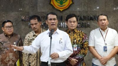 Mentan Pastikan Stok Beras Aman 11 Bulan