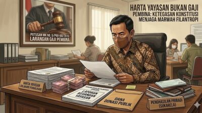 Harta Yayasan Bukan Gaji Pembina: Ketegasan Konstitusi Menjaga Marwah Filantropi