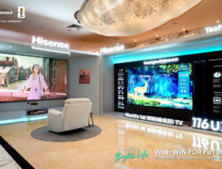 Hisense Kenalkan TV Flagship 116inci RGB MiniLED UXQ dan Laser Cinema L9Q di ASEAN Partner Conference 2026