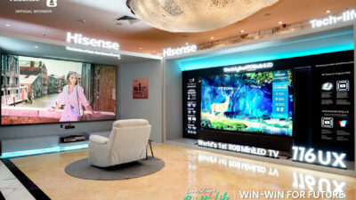 Hisense Kenalkan TV Flagship 116inci RGB MiniLED UXQ dan Laser Cinema L9Q di ASEAN Partner Conference 2026