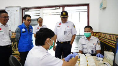 Pastikan Angkutan Lebaran 2026 Aman, KAI Divre IV Tanjungkarang Gandeng BNN Lampung Gelar Tes Narkoba Petugas KA
