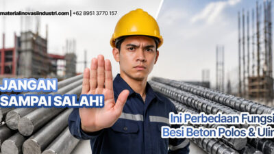Jangan Sampai Salah! Ini Perbedaan Strategis Besi Beton Polos vs Ulir untuk Struktur Bangunan