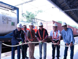 KAI Logistik Luncurkan 2 Rangkaian KA Kontainer Baru