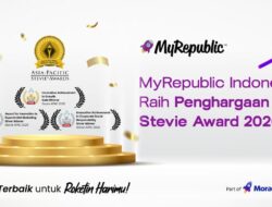 MyRepublic Indonesia Raih Tiga Penghargaan di Stevie Awards Asia-Pacific 2026, Perkuat Komitmen Inovasi dan Kualitas Layanan