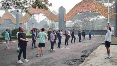 Pererat Kebersamaan, Manajemen BRI Region 6 Gelar Jogging Bersama di Kawasan TMII