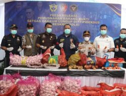 Bareskrim Musnahkan Ribuan Kilogram Bawang Impor Ilegal