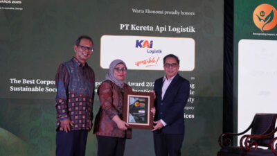 Komitmen Terhadap Keberlanjutan, KAI Logistik Raih Indonesia CSR Awards 2026