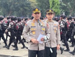 4.151 Personel Gabungan Kawal Aksi Mahasiswa di Jakarta Pusat
