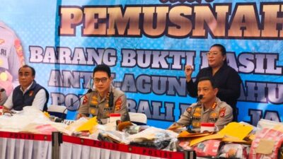 Polda Bali Gagalkan Penyelundupan Narkoba Jaringan Ukraina di Bandara Ngurah Rai
