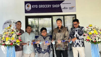 Bank Mandiri Taspen Resmikan Toko Aice Mantap di Manado, Dukung Pensiunan Jadi Wirausaha