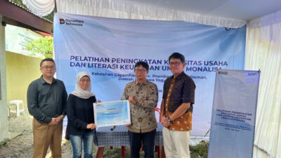 Gayamharjo Naik Kelas! BRI Life dan BRI Research Institute Dorong Inovasi Singkong Jadi Pie Susu dari Tepung Mocaf