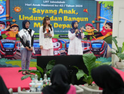 Hari Anak Nasional, LRT Jabodebek Jadikan Transportasi Publik sebagai Ruang Belajar Anak